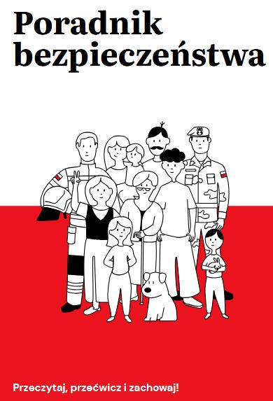 Poradnik bezpieczeństwa - logo pierwsza strona poradnika